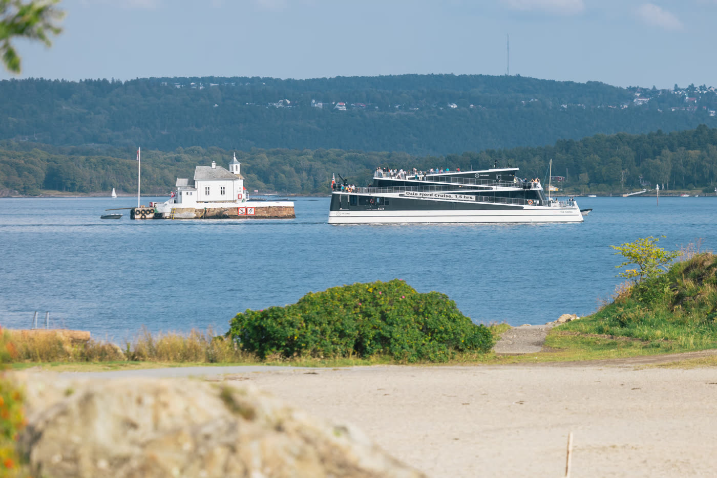 Electric boat tour on the Oslofjord