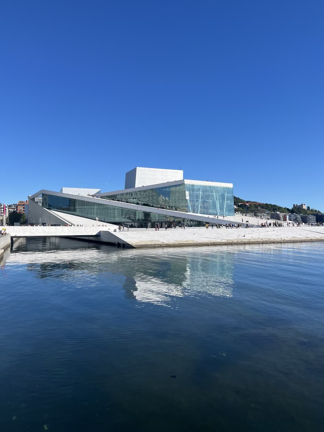 Oslo Opera House from the fjord