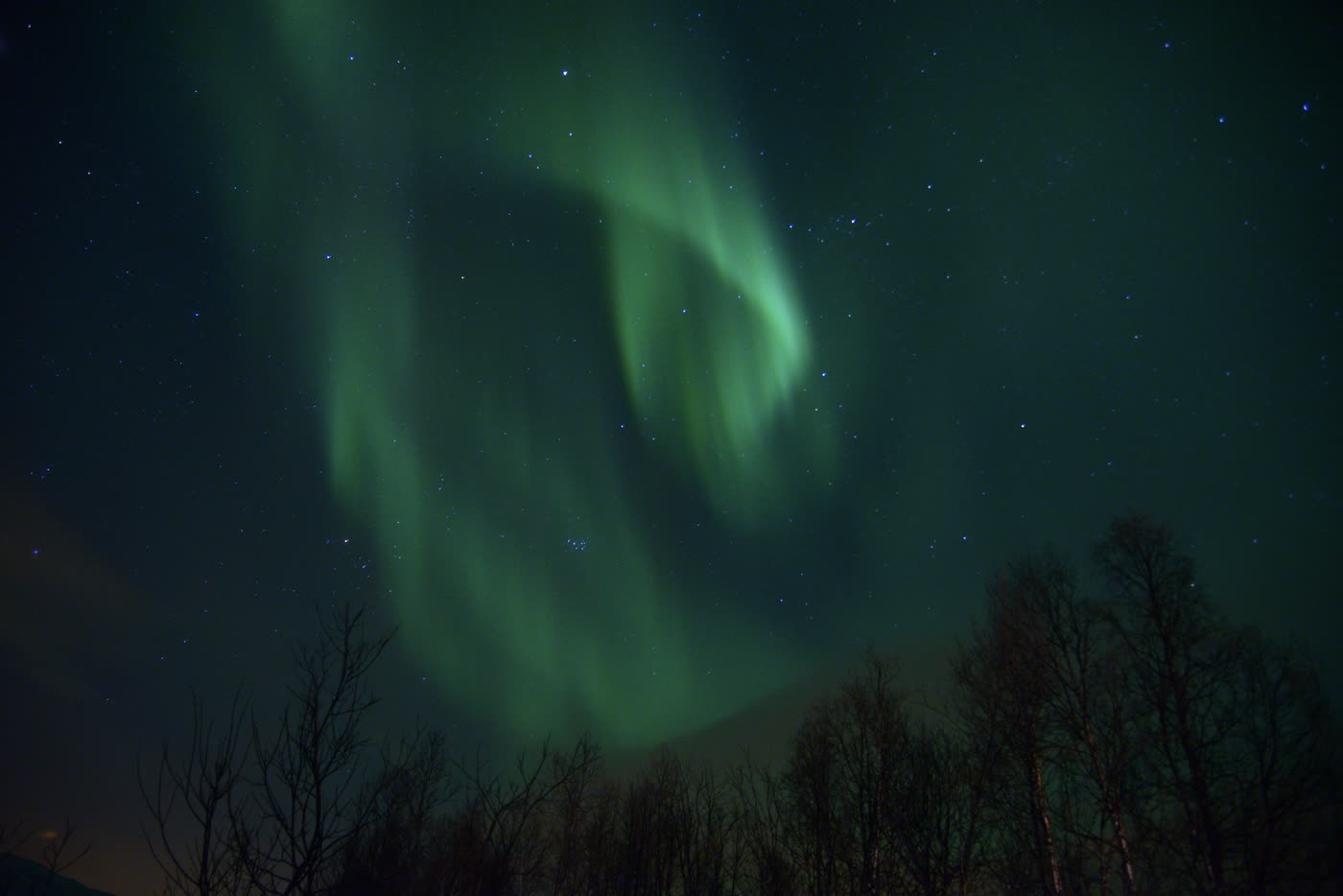 Aurora boreal em Tromsø