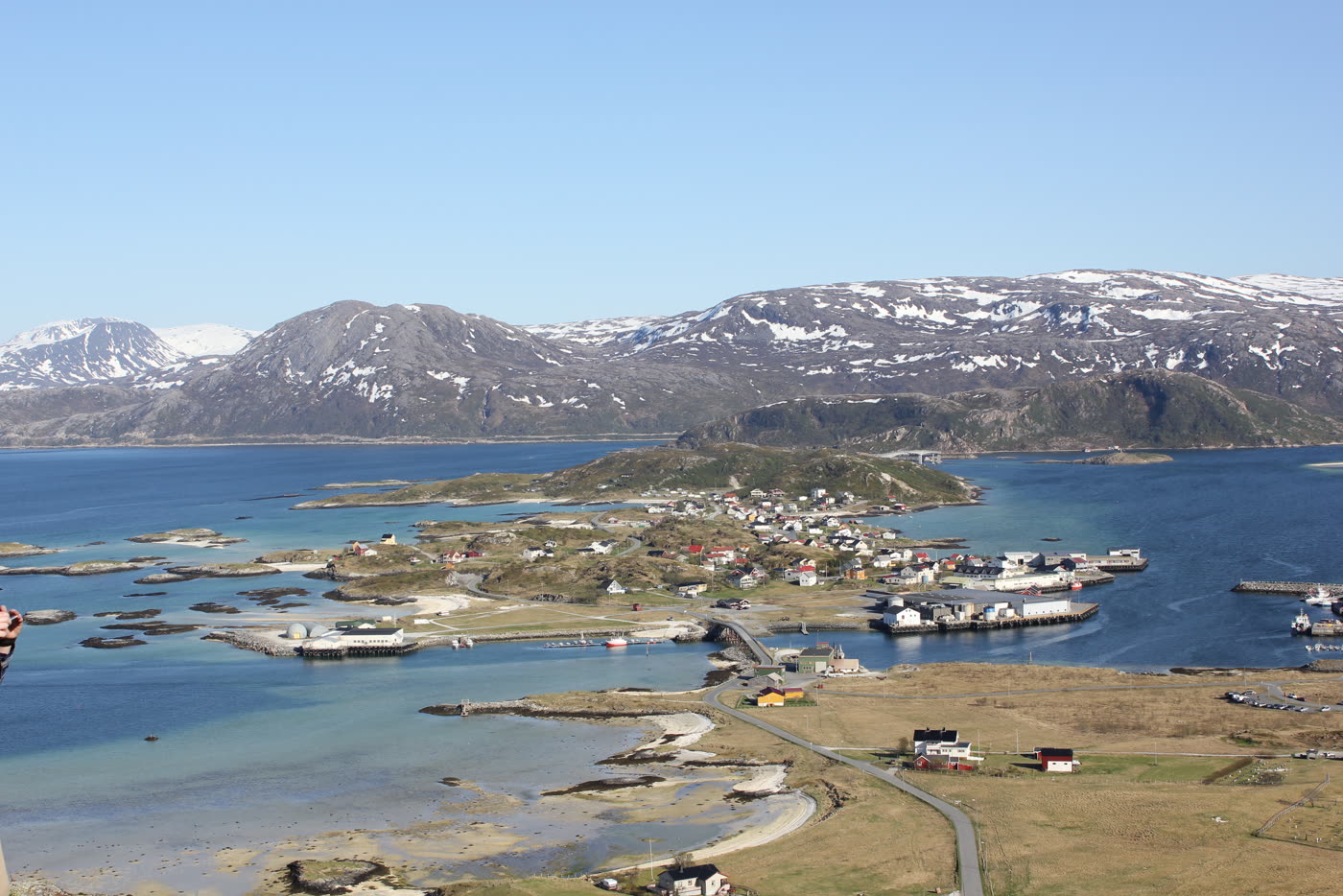 Paisagem cênica de fiorde em Tromsø