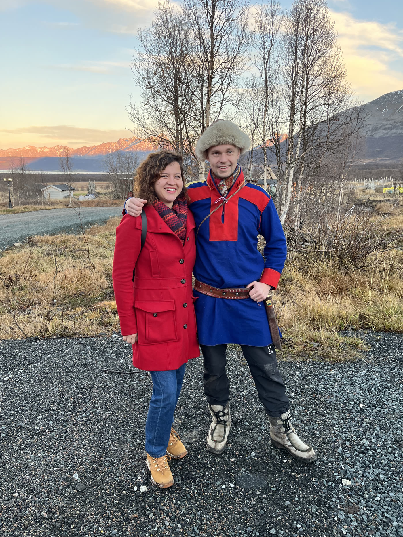 Renas em fazenda Sami perto de Tromsø